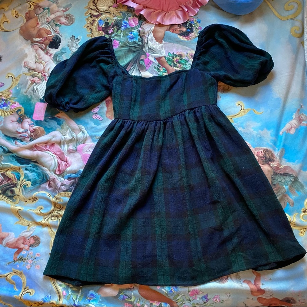 xxs plaid delia’s baby doll dress from dolls kill